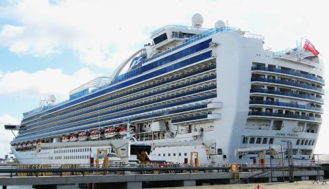 CROWN PRINCESS in IJmuiden, 3 jul 2026