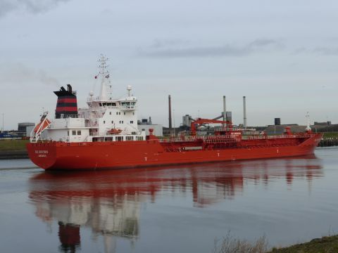 Eli Knutsen in IJmuiden, 29 dec 2014