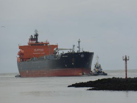 Torm Carina in IJmuiden, 29 dec 2014