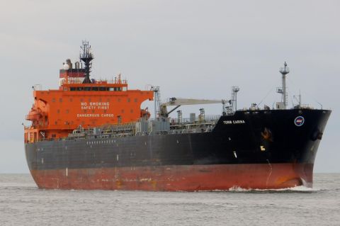 Torm Carina in IJmuiden, 29 dec 2014