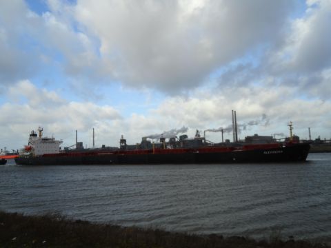 Alexandra in IJmuiden, 12 jan 2012