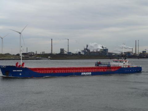 Eems Sprinter in IJmuiden, 7 dec 2012