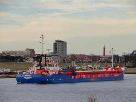 Eems Sprinter in IJmuiden, 7 dec 2012