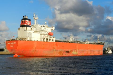 High Mercury in IJmuiden, 13 dec 2012