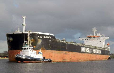 KOUTALIANOS in IJmuiden, 12 nov 2015