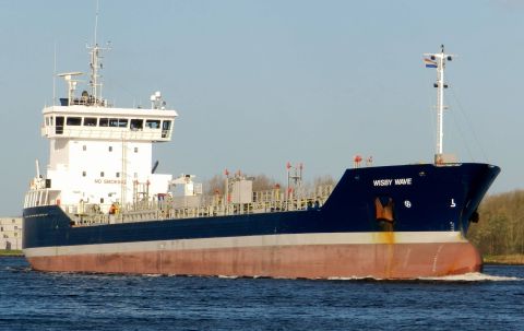 WISBY WAVE in IJmuiden, 13 nov 2015