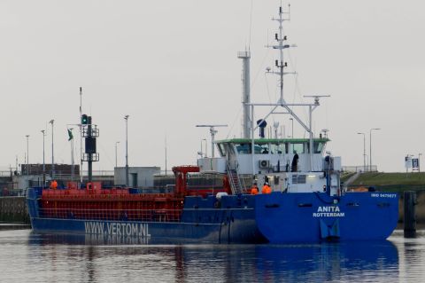 Anita in IJmuiden, 14 dec 2015