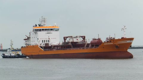 ACQUAMARINA in IJmuiden, 5 jan 2016