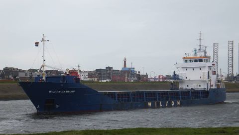 WILSON HAMBURG in IJmuiden, 2 feb 2016
