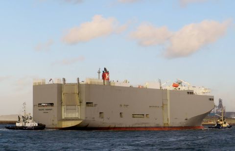 PACIFIC HIGHWAY in IJmuiden, 2 feb 2016