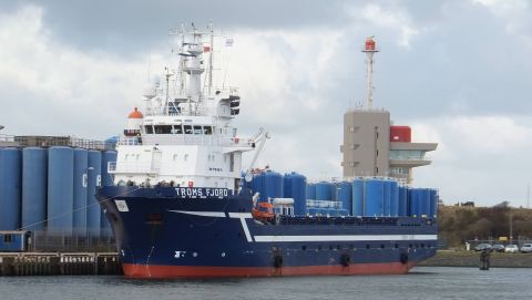 TROMS FJORD in IJmuiden, 3 feb 2016