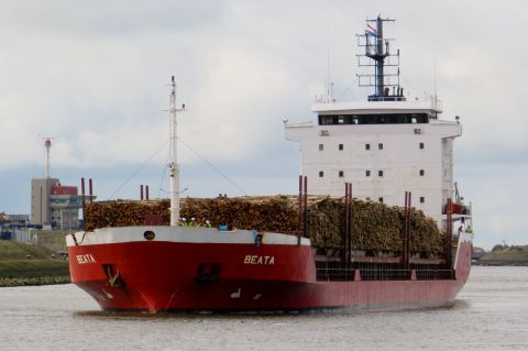 BEATA in IJmuiden, 8 mrt 2016