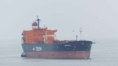 Torm Neches in IJmuiden, 10 mei 2016