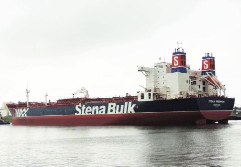 Stena Premium in IJmuiden, 11 aug 2016