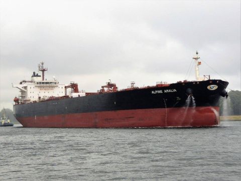 ALPINE AMALIA in IJmuiden, 11 aug 2016