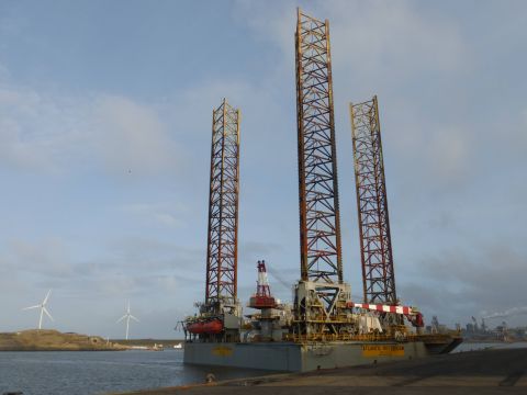 Atlantic Rotterdam in IJmuiden, 27 jan 2015