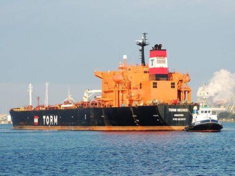 Torm Neches in IJmuiden, 16 okt 2016