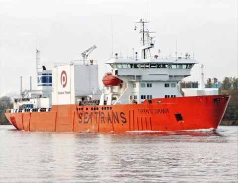 TRANS DANIA in IJmuiden, 4 nov 2016