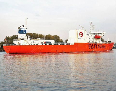 TRANS DANIA in IJmuiden, 4 nov 2016