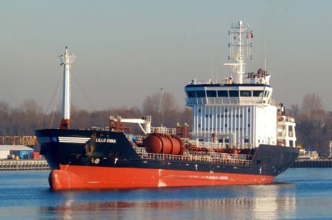 LILLO SWAN in IJmuiden, 19 jan 2017