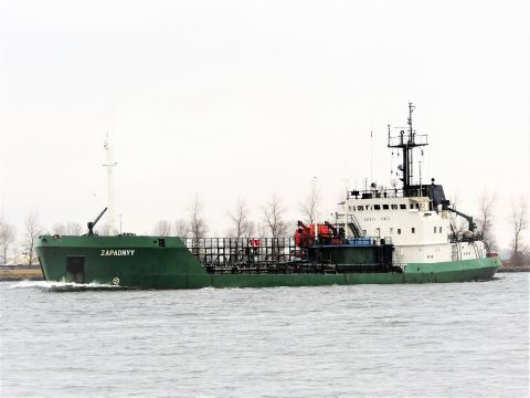 ZAPADNYY in IJmuiden, 17 feb 2017