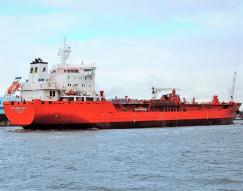 ADFINES SUN in IJmuiden, 2 mrt 2017