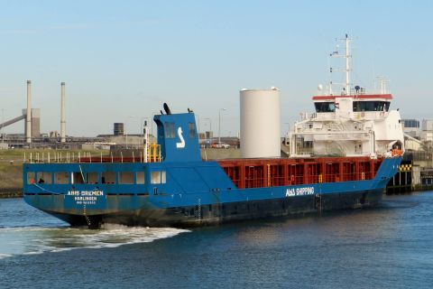 Abis Bremen in IJmuiden, 28 feb 2015