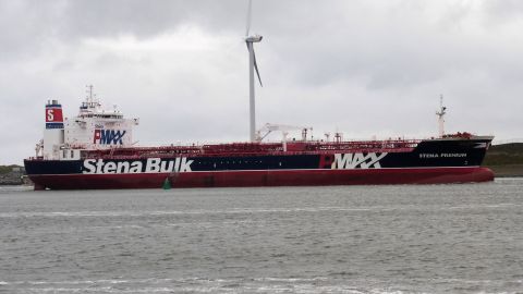 Stena Premium in IJmuiden, 10 okt 2017