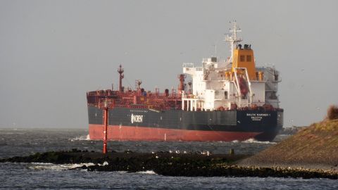 BALTIC MARINER 1 in IJmuiden, 1 jan 2018