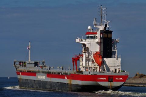 ZAANBORG in IJmuiden, 4 apr 2020