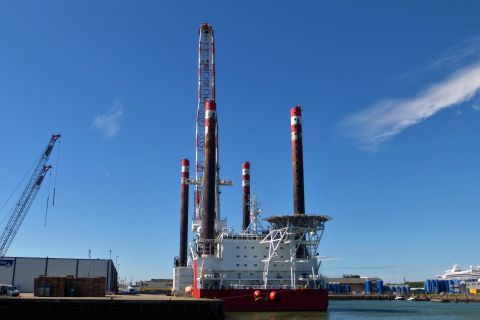 WIND ENTERPRISE in IJmuiden, 5 aug 2020