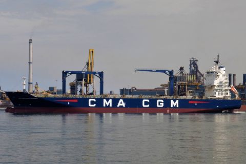 CMA CGM ST. LAURENT in IJmuiden, 8 aug 2020