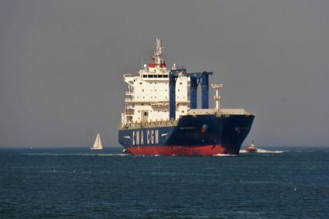 CMA CGM MARSEILLE in IJmuiden, 10 aug 2020