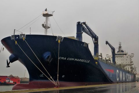 CMA CGM MARSEILLE in IJmuiden, 3 sep 2020
