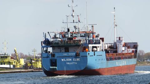 Wilson Elbe in IJmuiden, 2 mei 2015