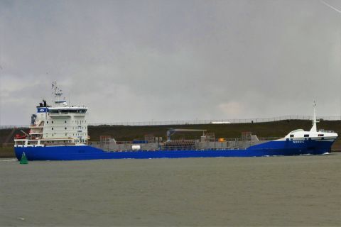 NORDIC (tanker) in IJmuiden, 6 okt 2020