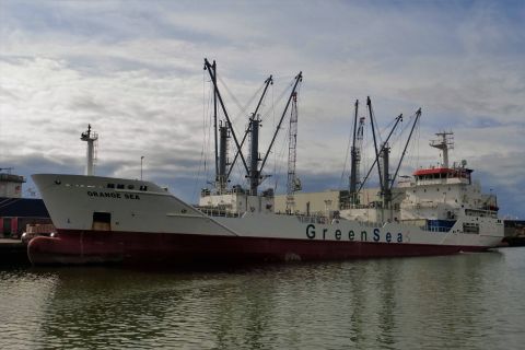 ORANGE SEA in IJmuiden, 12 okt 2020