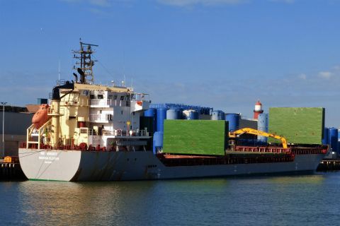 MANISA FLOYEN in IJmuiden, 23 okt 2020