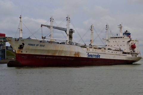 PRINCE OF SEAS in IJmuiden, 25 okt 2020
