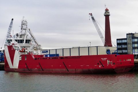 VOS PATRIOT in IJmuiden, 1 nov 2020