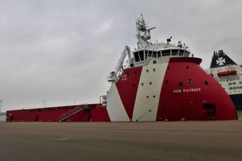 VOS PATRIOT in IJmuiden, 2 nov 2020