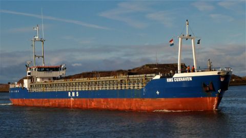 RMS CUXHAVEN in IJmuiden, 8 jan 2021