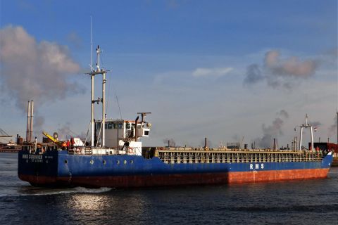 RMS CUXHAVEN in IJmuiden, 8 jan 2021