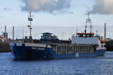 RMS SAIMAA in IJmuiden, 9 jan 2021
