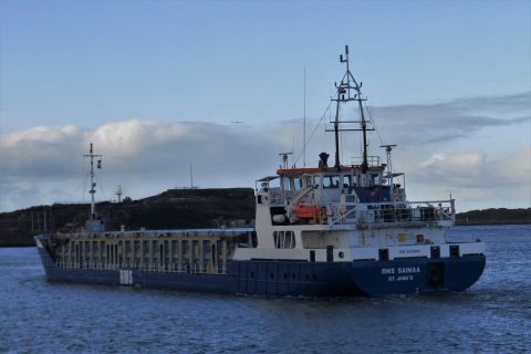 RMS SAIMAA in IJmuiden, 9 jan 2021