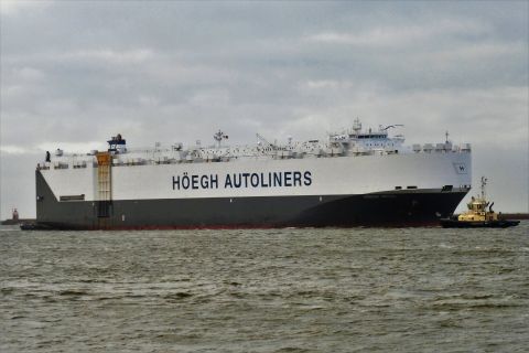 HOEGH SEOUL in IJmuiden, 29 jan 2021