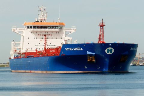 HISTRIA AMBRA in IJmuiden, 11 mei 2015