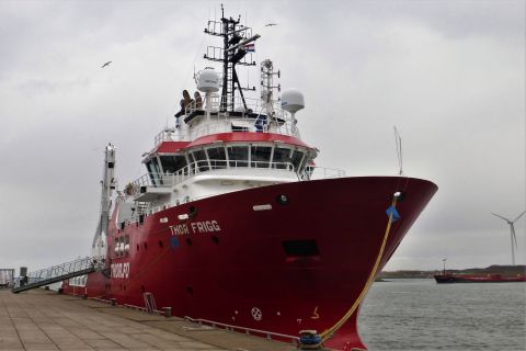 THOR FRIGG in IJmuiden, 30 apr 2021