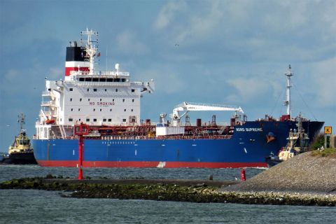 NORD SUPREME in IJmuiden, 2 mei 2021