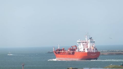 Sten Aurora in IJmuiden, 11 mei 2015